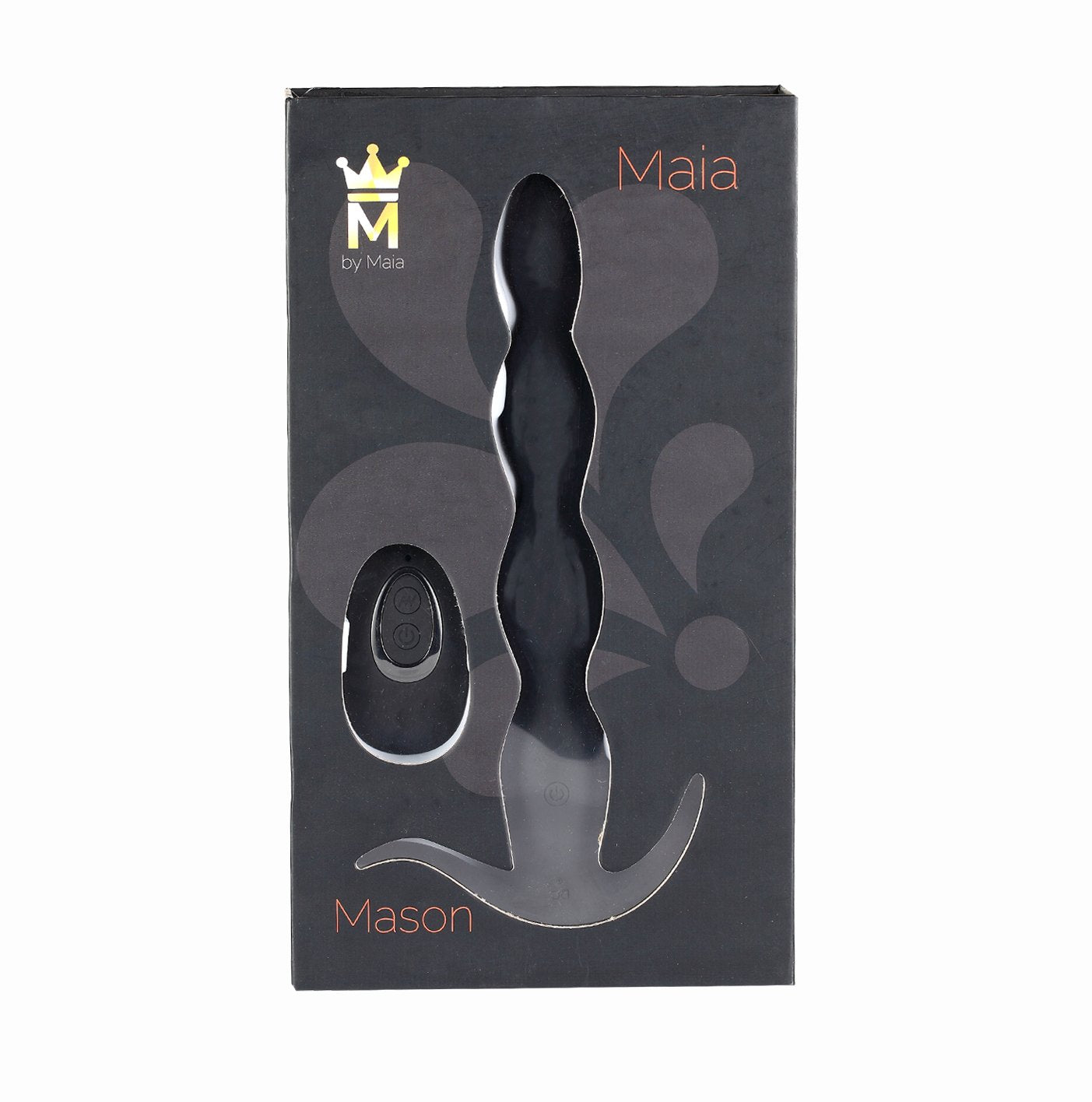 Maia Toys | Maia Mason - Black 23.6cm Anal Beads with Wireless Remote
