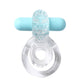 Maia Toys | Maia Jayden - Clear/Blue Vibrating Cock & Ball Rings