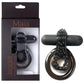 Maia Toys | Maia Jagger - Black Vibrating Cock & Ball Rings