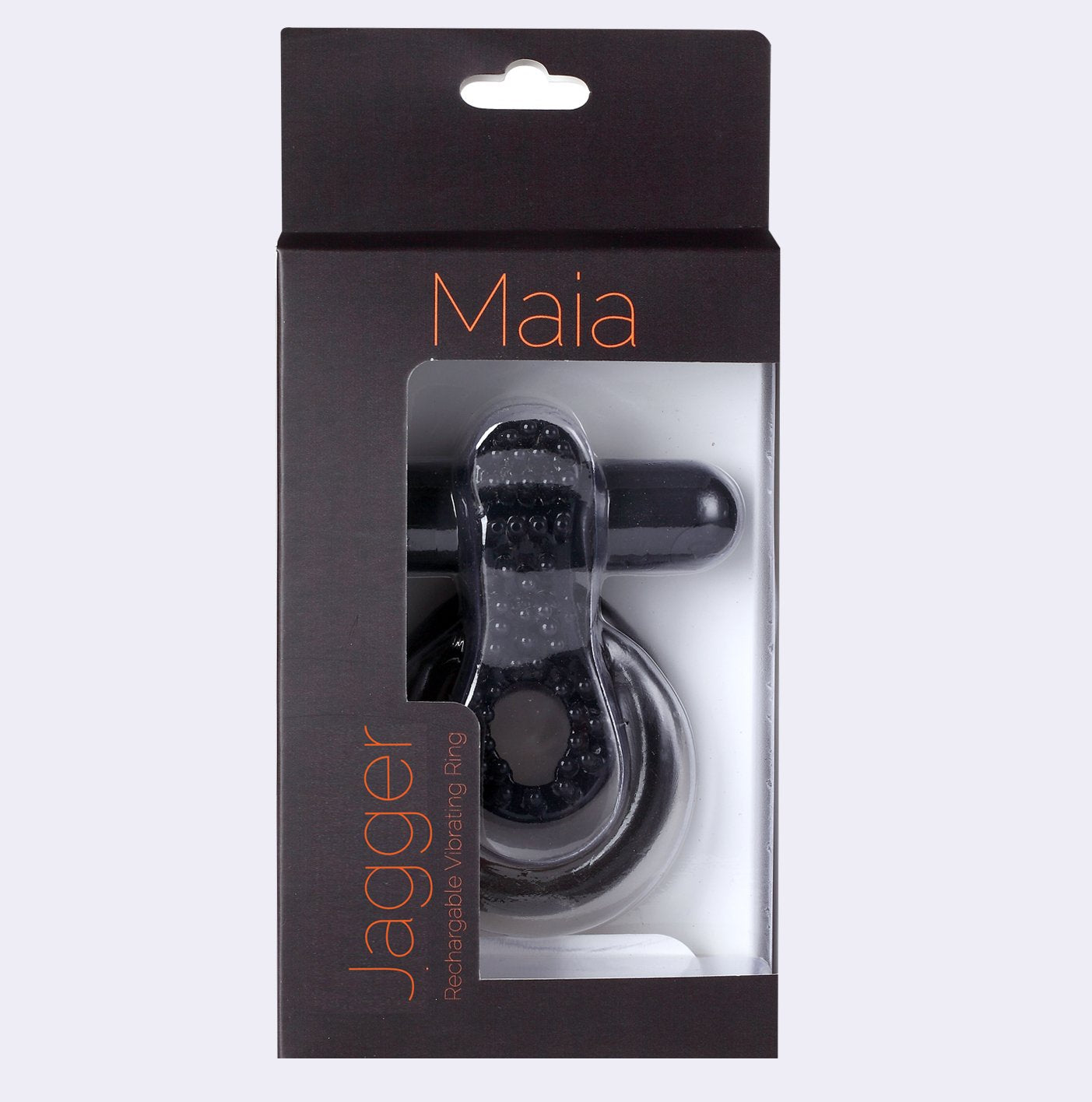 Maia Toys | Maia Jagger - Black Vibrating Cock & Ball Rings