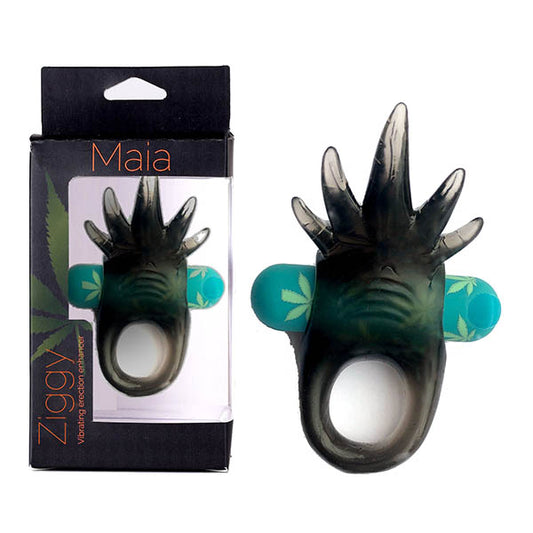 Maia Toys | Maia Ziggy - Hemp Green Vibrating Cock Ring