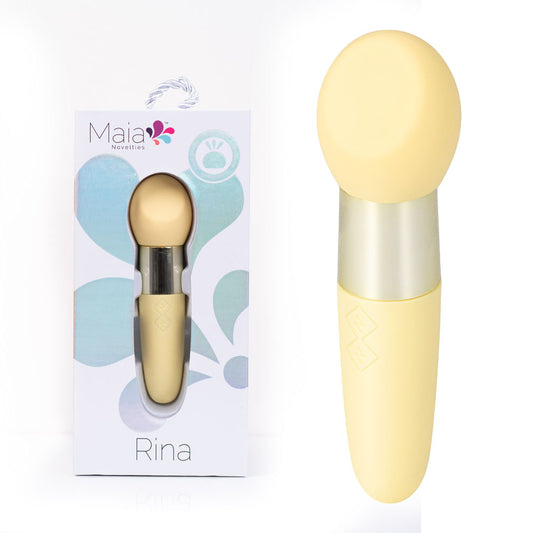 Maia Toys | Maia RINA Yellow 13.3cm USB Rechargeable Vibrator