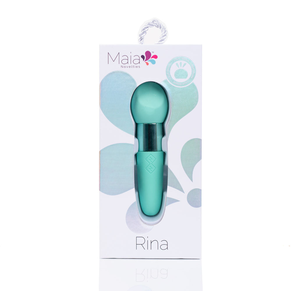 Maia Toys | Maia RINA Teal 13.3cm USB Rechargeable Vibrator