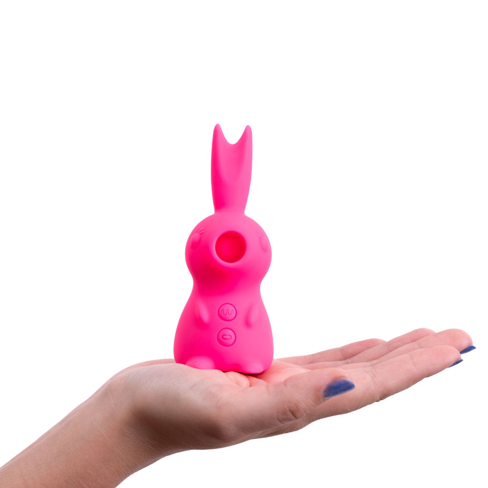 Maia Toys | Maia HUNNI Pink Sucking, Licking & Vibrating Stimulator