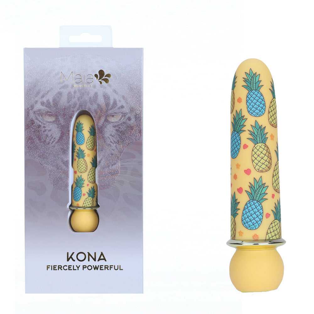 Maia Toys | Maia KONA - Pineapple Yellow 10cm Powerful Bullet Vibrator