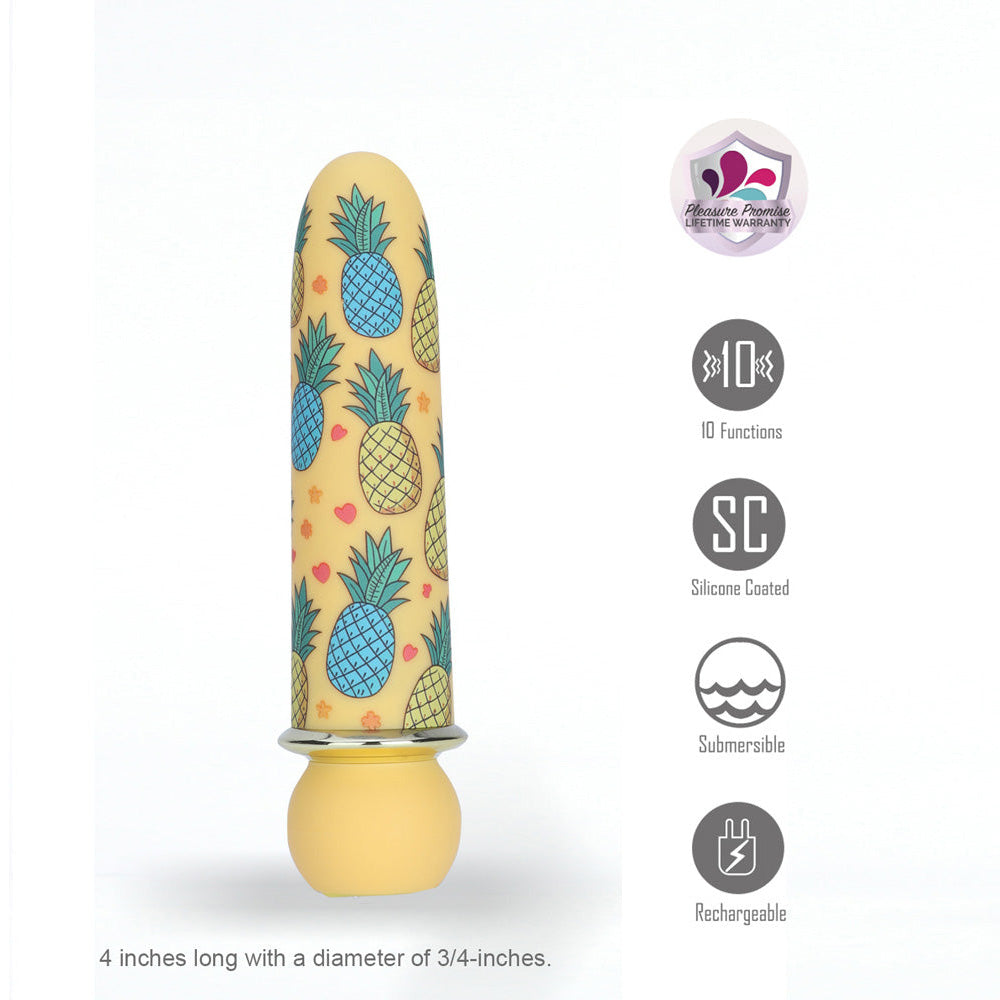 Maia Toys | Maia KONA - Pineapple Yellow 10cm Powerful Bullet Vibrator