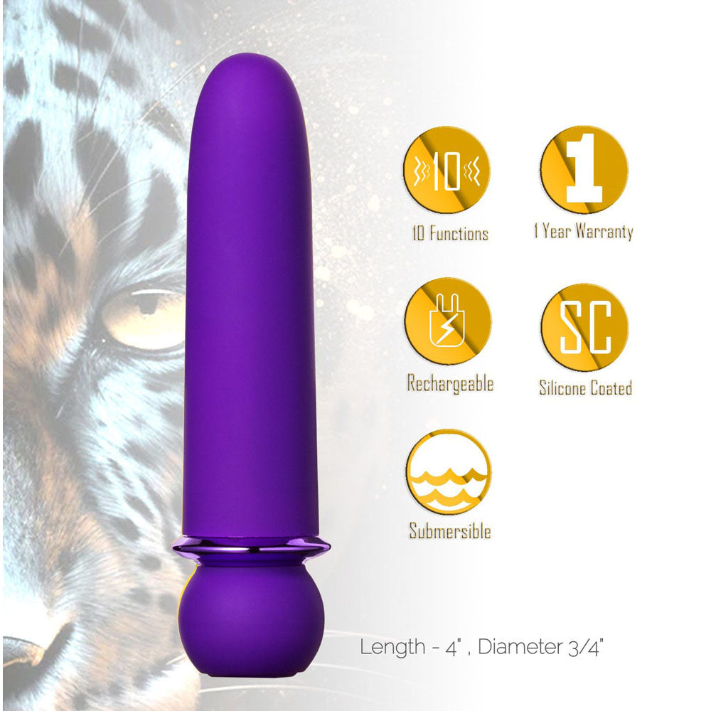 Maia Toys | Maia JAGUAR - Purple 10.1cm USB Rechargeable Bullet