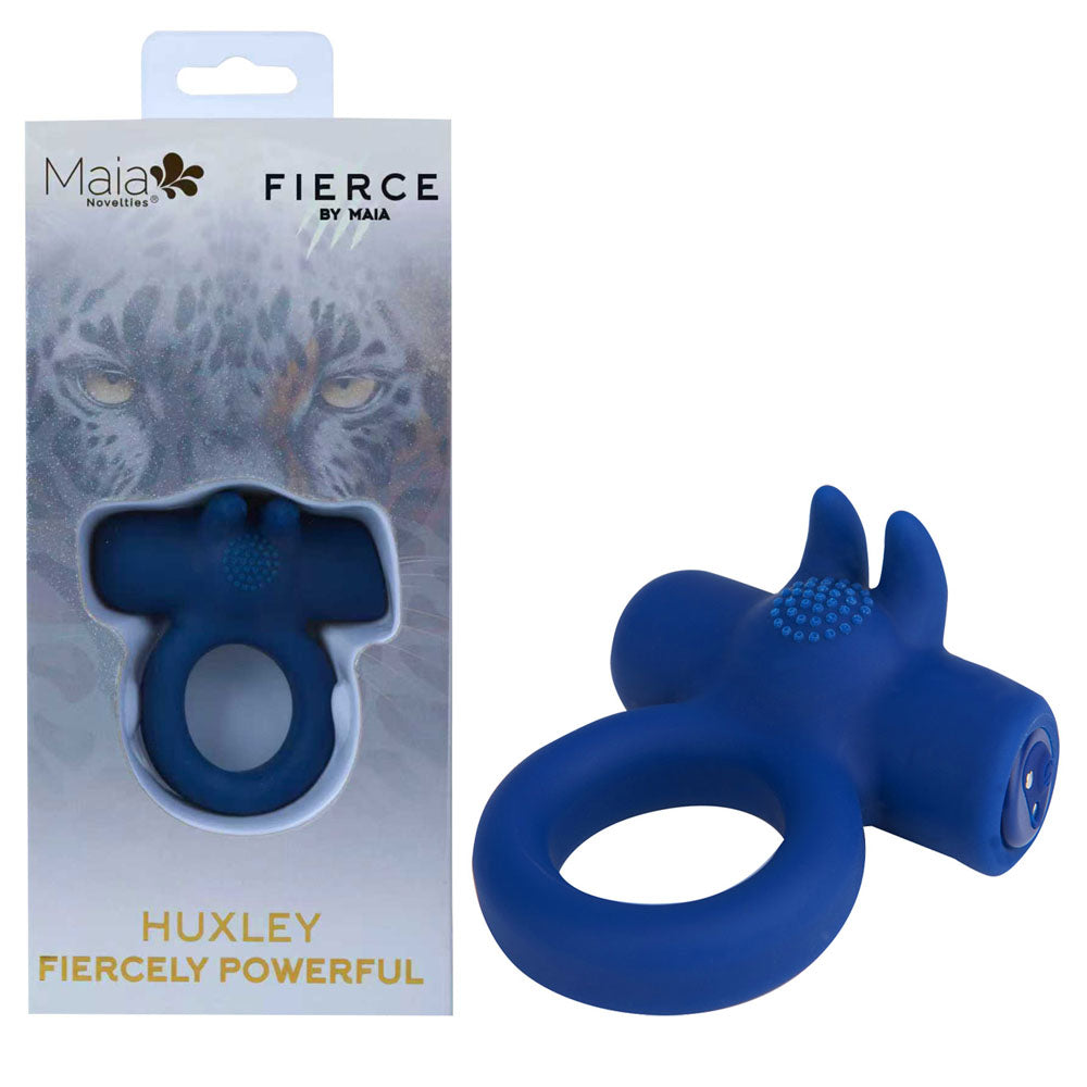 Maia Toys | Maia HUXLEY - Blue Strong Vibrating Cock Ring