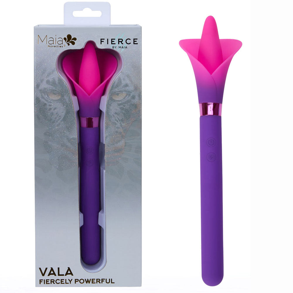 Maia Toys | Maia VALA - Purple/Pink 22.2cm Flower Vibrator