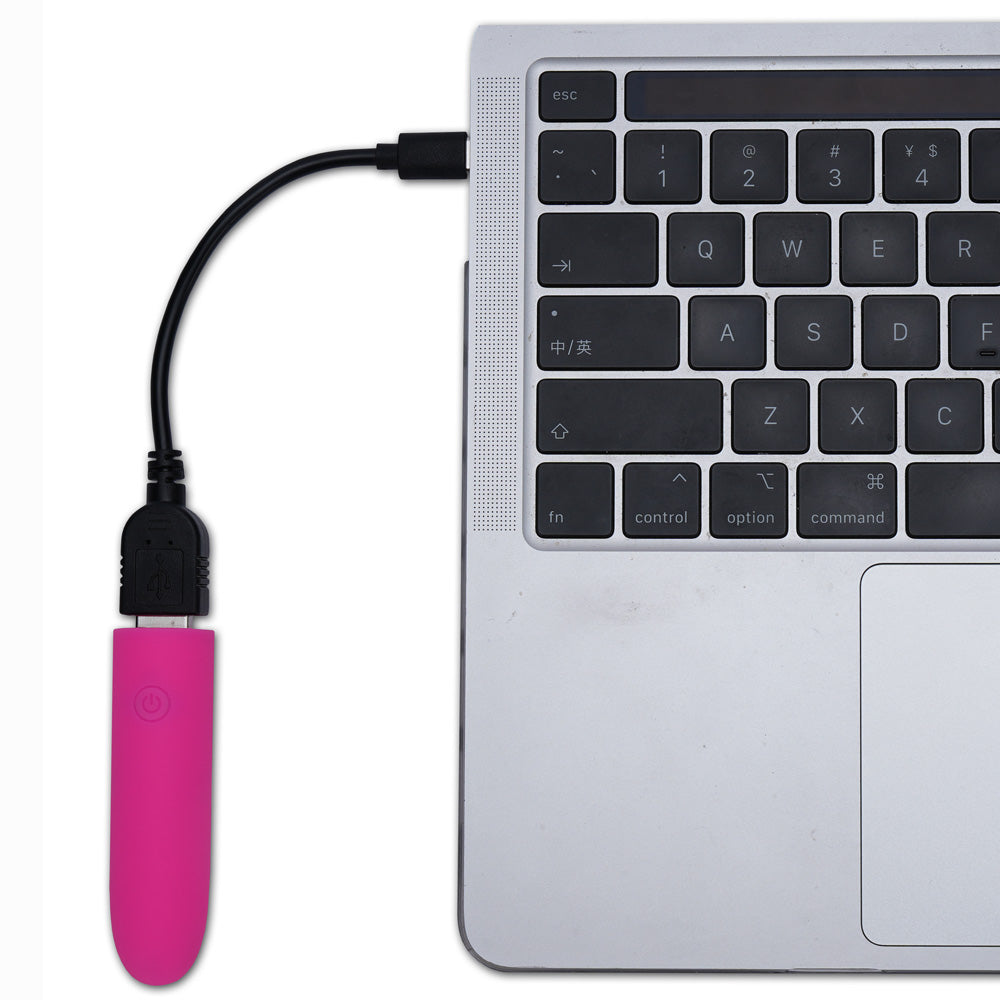 Maia Toys | Maia VIBEDRIVE - Pink 10cm USB Rechargeable Bullet with 16 GB Storage