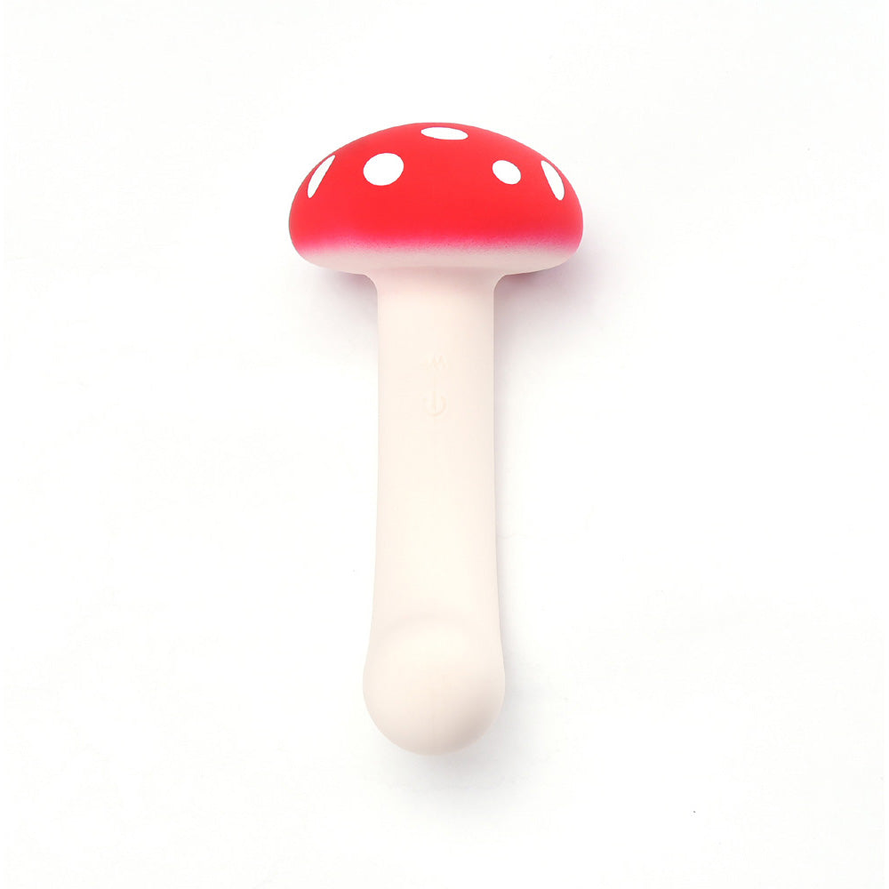 Maia Toys | Maia ALICE - Red/White 15.2cm  Dual Vibrating Mushroom