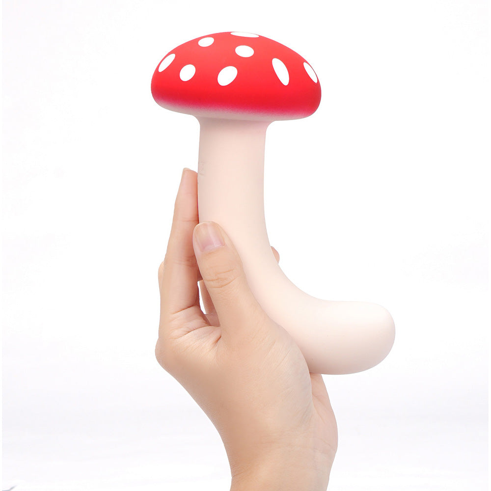 Maia Toys | Maia ALICE - Red/White 15.2cm  Dual Vibrating Mushroom