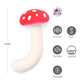 Maia Toys | Maia ALICE - Red/White 15.2cm  Dual Vibrating Mushroom