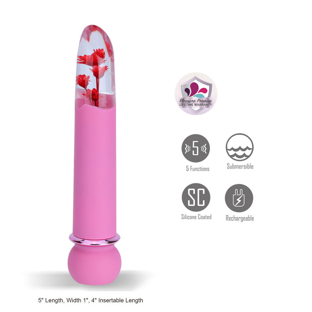 Maia Toys | Maia FLORA - Pink 12.7cm Powerful Bullet Vibrator
