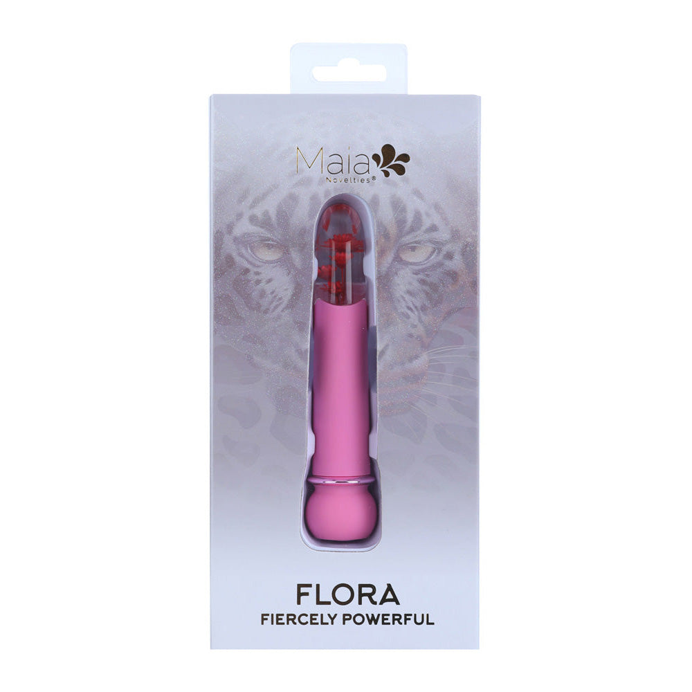 Maia Toys | Maia FLORA - Pink 12.7cm Powerful Bullet Vibrator