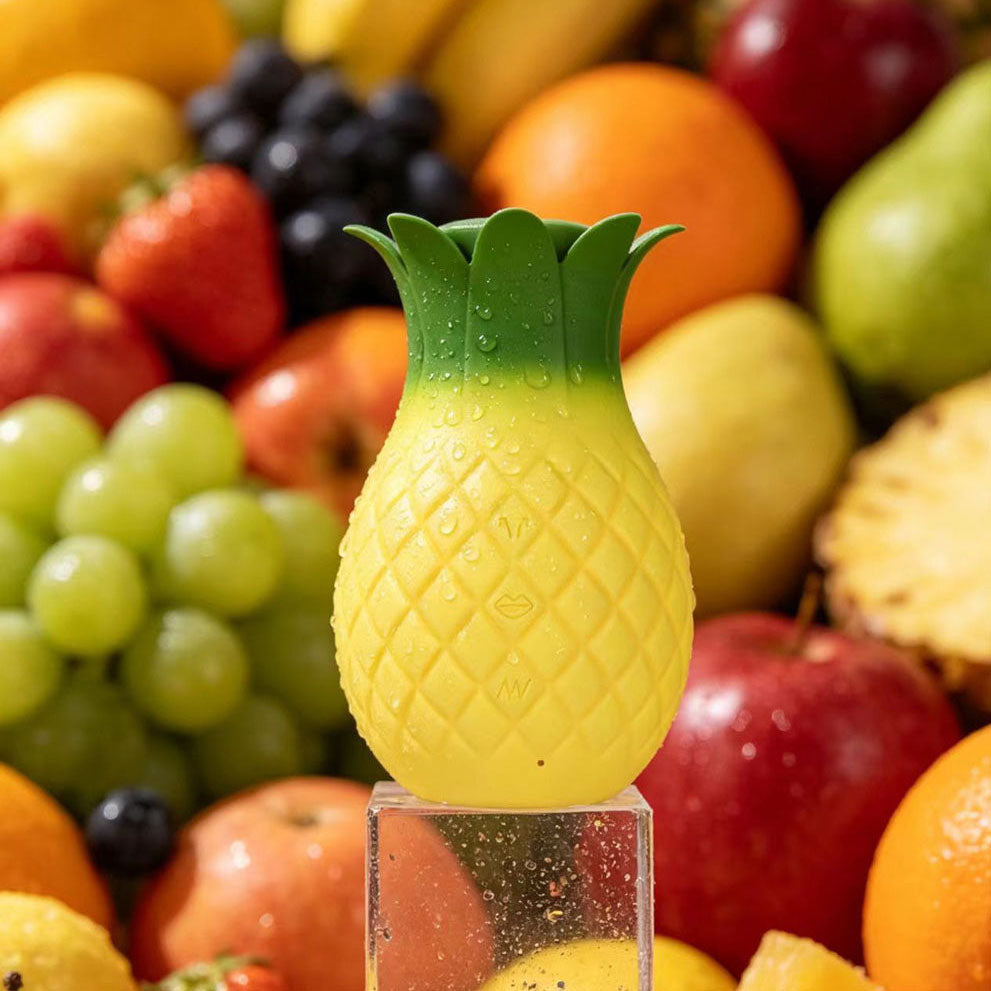 Maia Toys | Maia ALOHA - Yellow/Green Vibrating & Sucking Stimulator