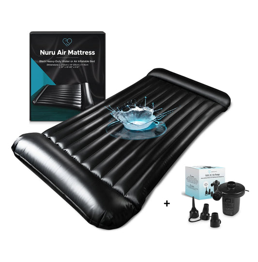 Eroticgel Nuru Inflatable Massage Air Mattress 232cm x 125cm x 15cm + Electric Pump