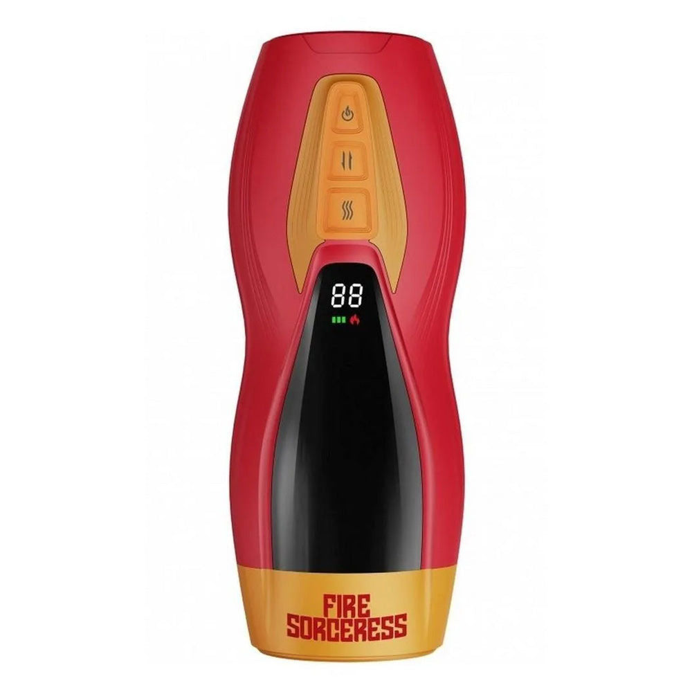 Shots Toys | Masturs - Solara - Fire Sorceress - Heating, Vibrating, Thrusting Masturbator