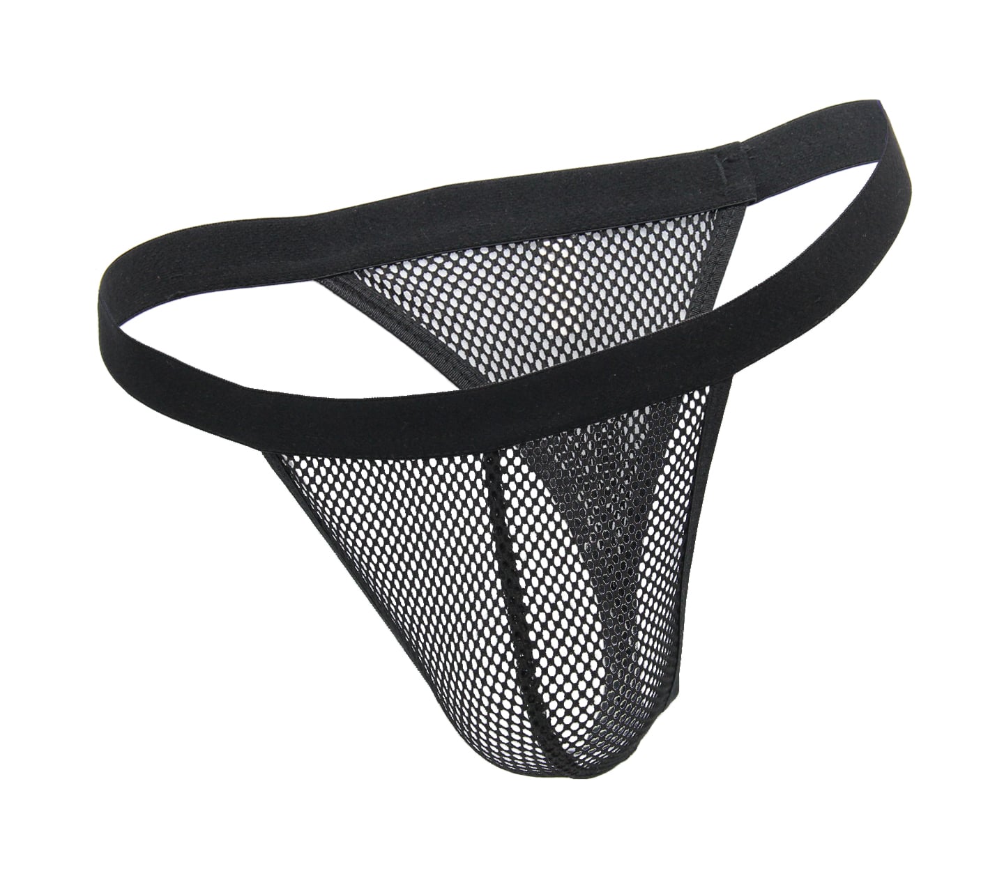 Love In Leather Mens Mesh Brief Black Size S/M or L/XL