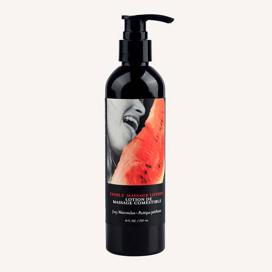 Earthly Body Edible Flavoured Massage Lotion Watermelon 237ml