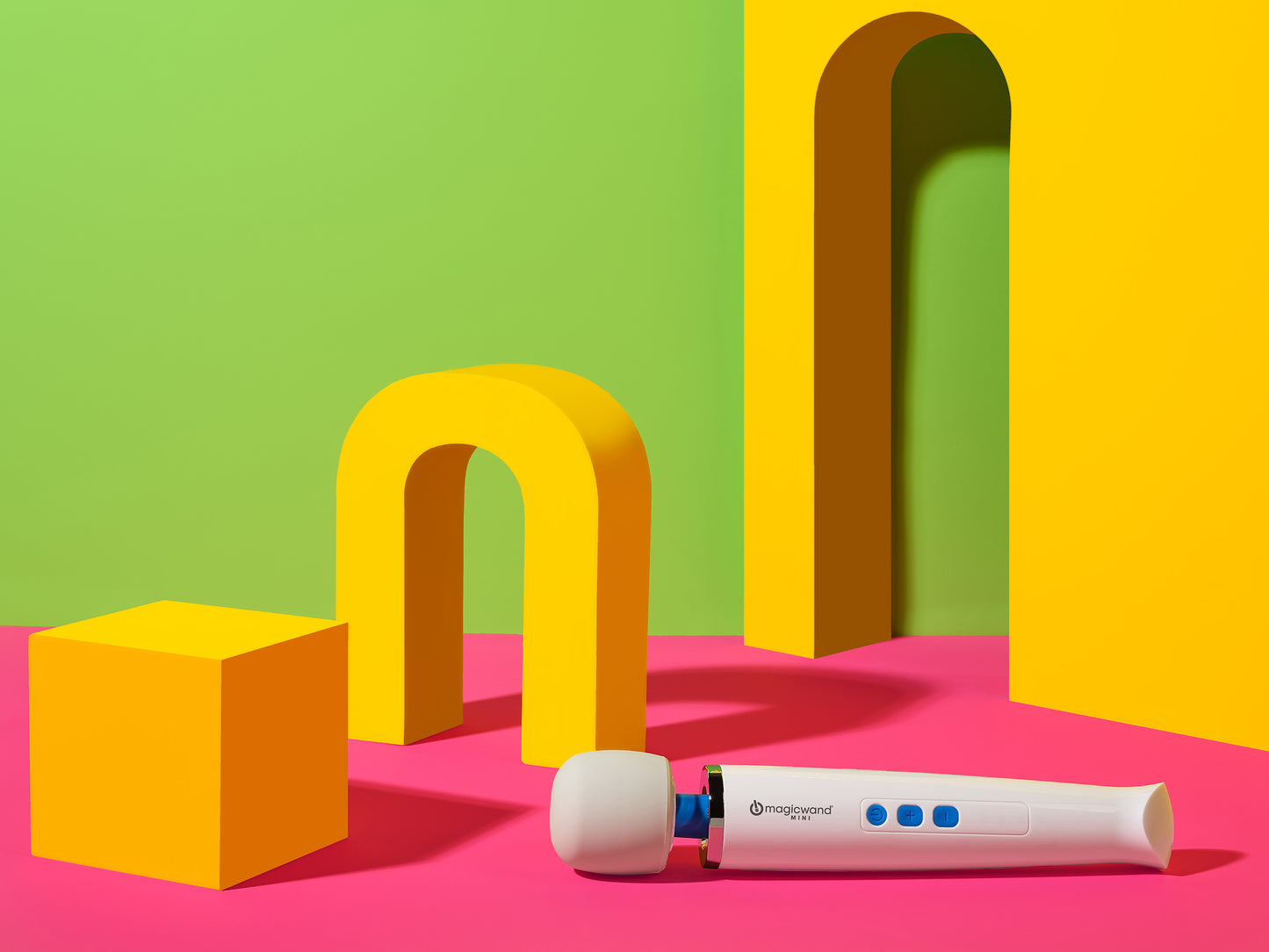 Magic Wand Mini White Rechargeable Massage Wand Vibrator