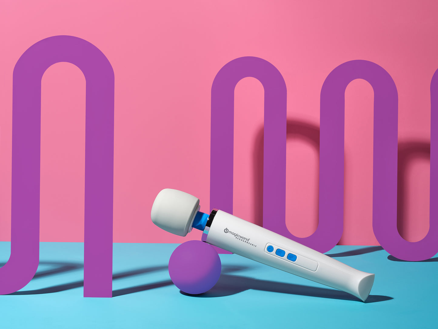 Magic Wand White Rechargeable Massage Wand Vibrator