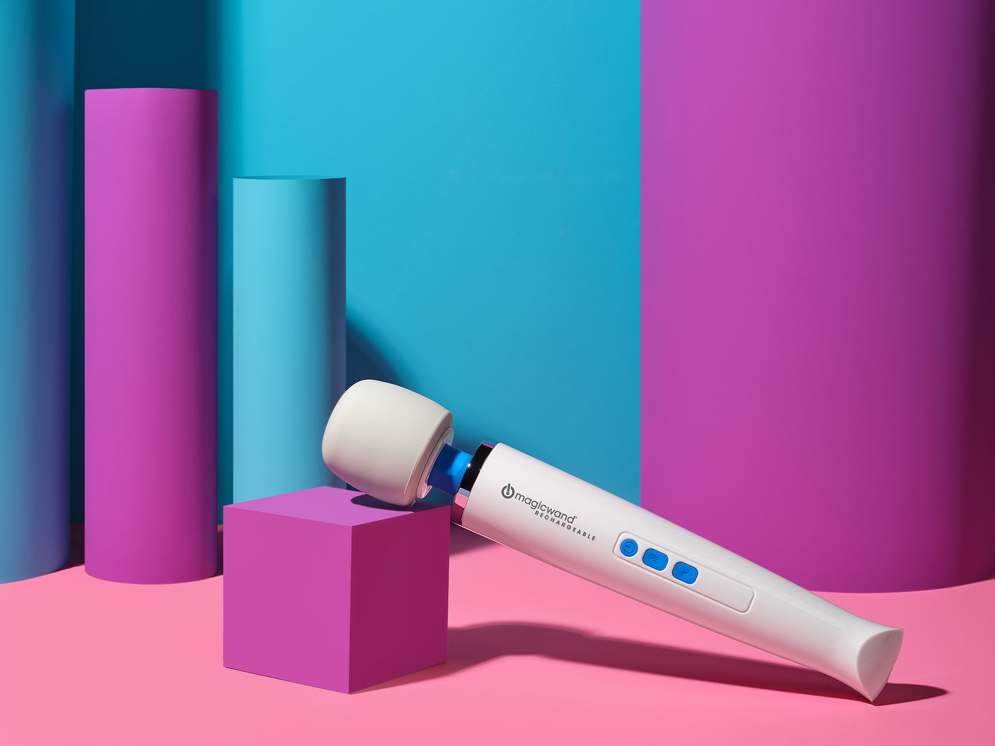 Magic Wand White Rechargeable Massage Wand Vibrator