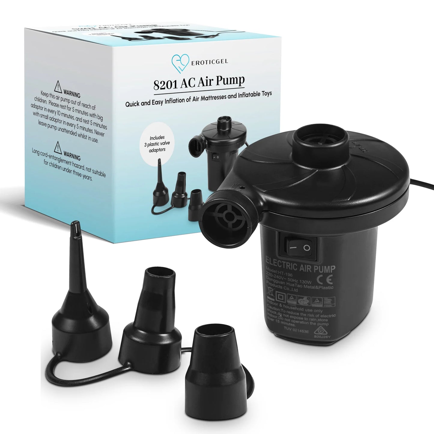 Eroticgel Nuru Inflatable Massage Air Mattress 232cm x 125cm x 15cm + Electric Pump