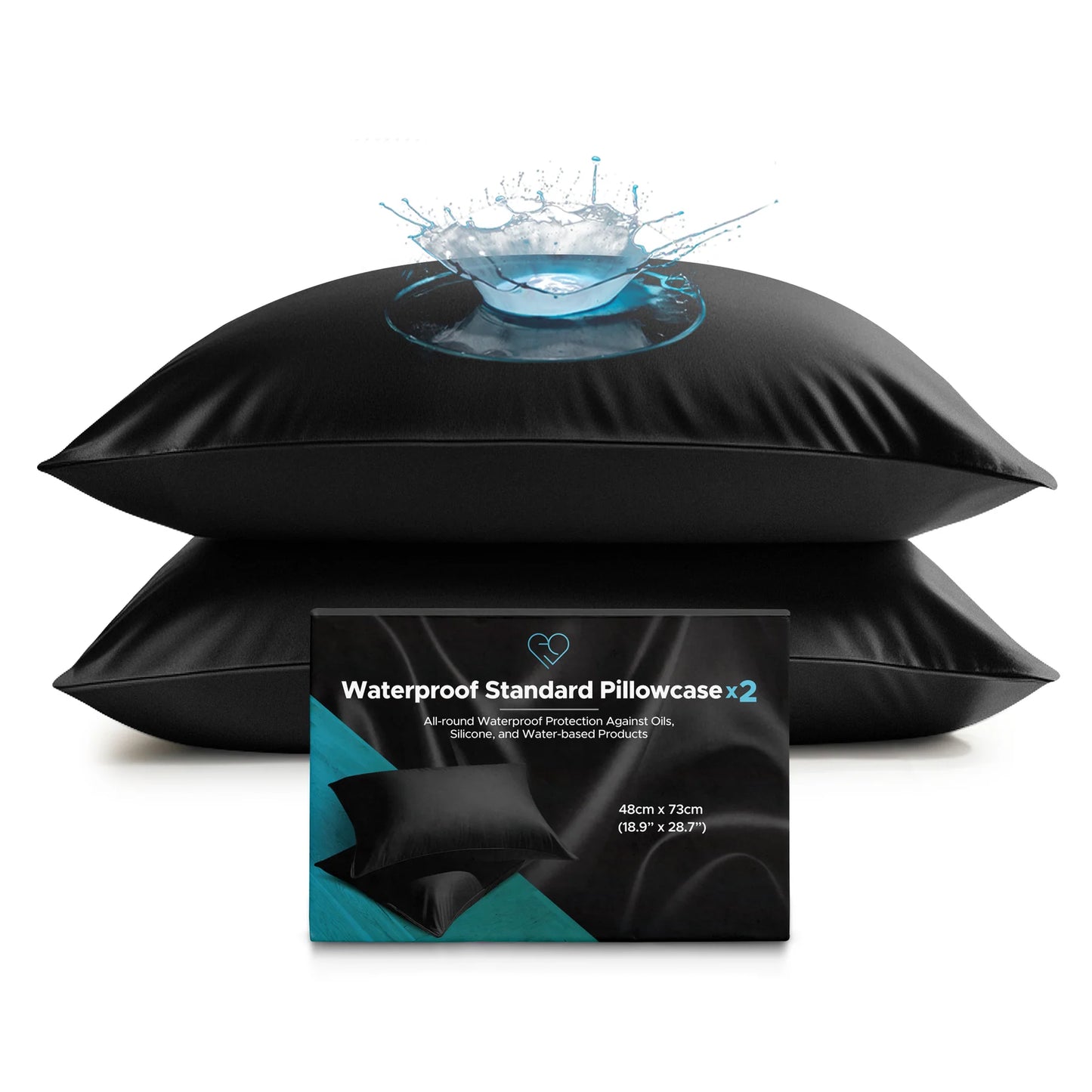 Eroticgel Waterproof Pillowcase Set of Two 48cm x 73cm