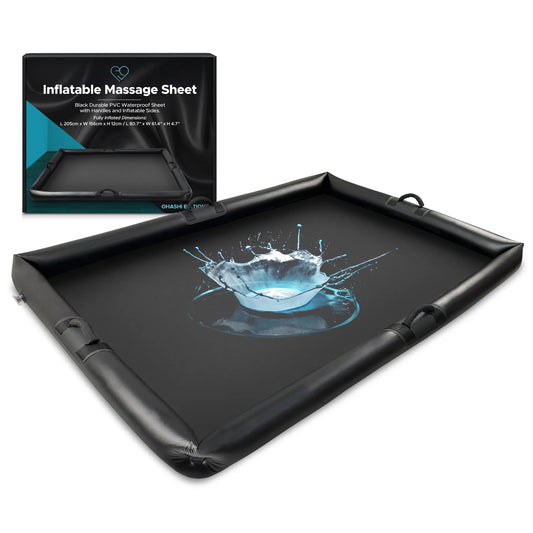 Eroticgel Nuru Inflatable Waterproof Massage Sheet with Handles 210cm x 156cm x 16cm