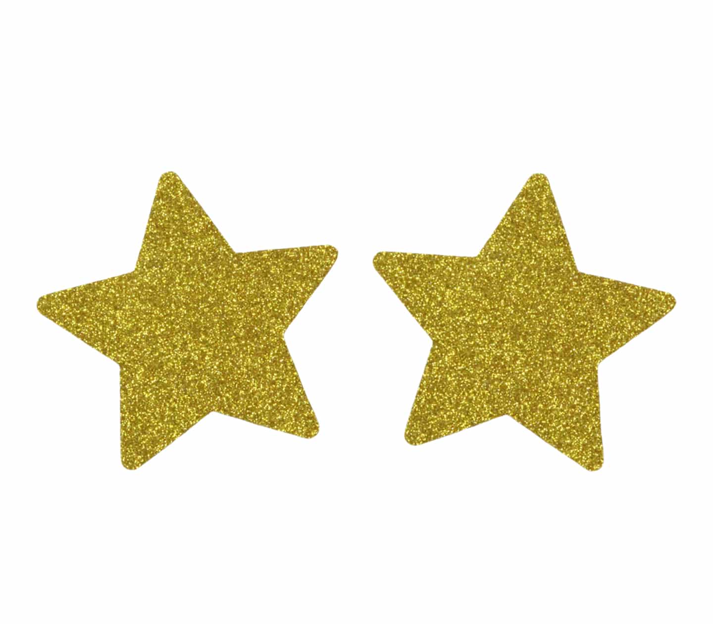 Love In Leather Glitter Star Nipple Covers - MULITPLE COLOURS