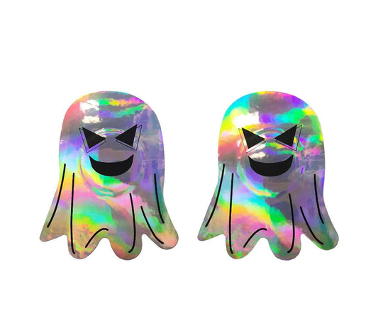 Love In Leather Ghost Nipple Covers