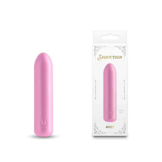 NS Novelties | Seduction - Roxy - Metallic Pink 9cm Vibrating Bullet