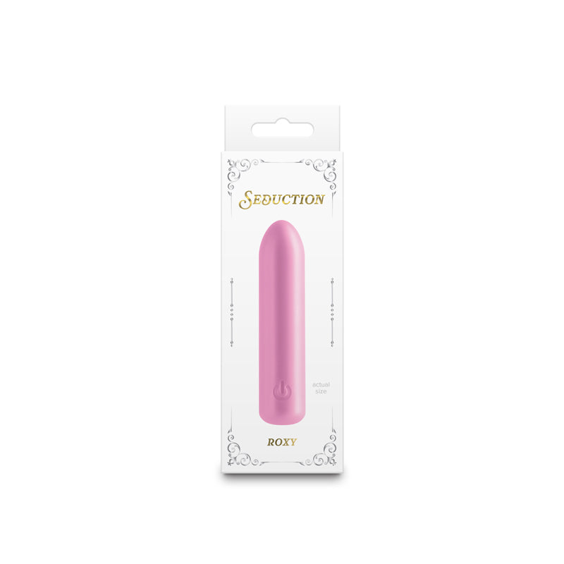 NS Novelties | Seduction - Roxy - Metallic Pink 9cm Vibrating Bullet
