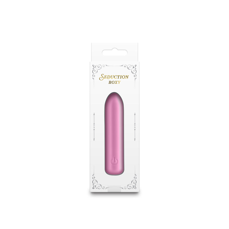 NS Novelties | Seduction - Roxy - Metallic Pink 9cm Vibrating Bullet