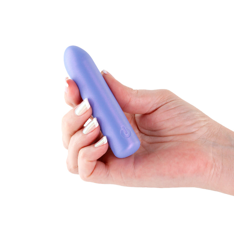 NS Novelties | Seduction - Roxy - Metallic Blue 9cm Vibrating Bullet