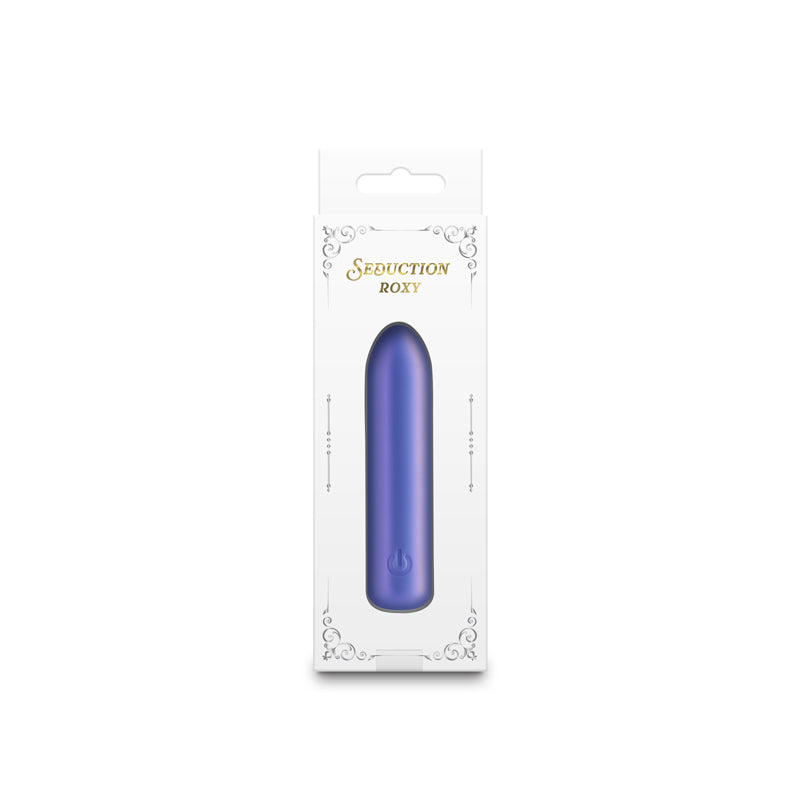 NS Novelties | Seduction - Roxy - Metallic Blue 9cm Vibrating Bullet