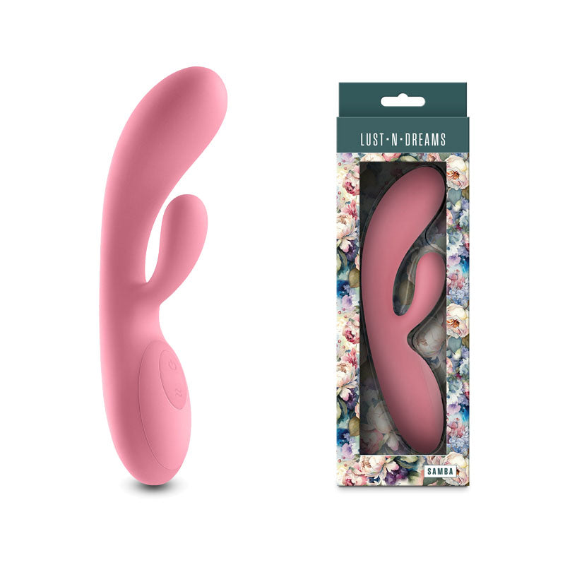 NS Novelties | Lust-N-Dreams - Samba - Coral Rabbit Vibrator