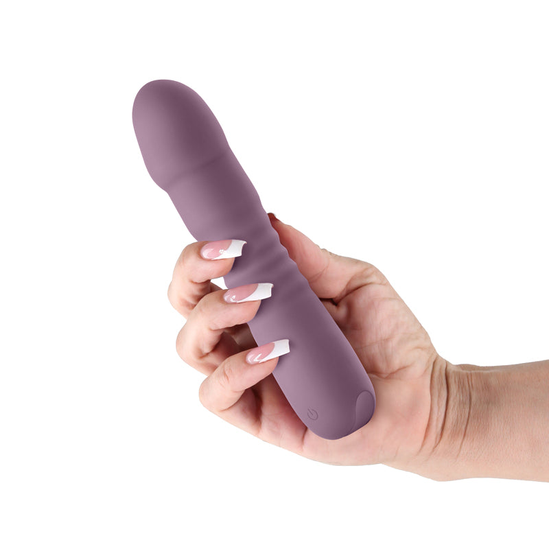 NS Novelties | Lust-N-Dreams - Poise - Mauve 17.3cm Thrusting Vibrator