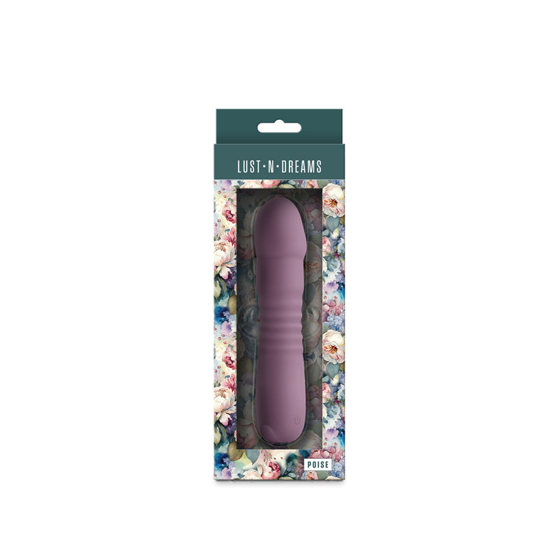 NS Novelties | Lust-N-Dreams - Poise - Mauve 17.3cm Thrusting Vibrator