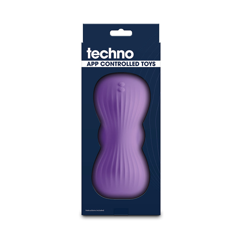 NS Novelties Techno Trap Purple USB Rechargeable Vibrating Grind Pad with App Control