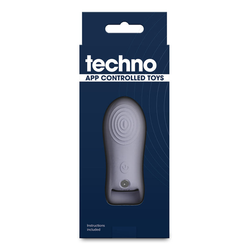 NS Novelties Techno - Molly - Grey Finger Stimulator with App Control