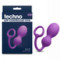 NS Novelties Techno - Bop - Purple Vibrating Kegel Exerciser with App Control