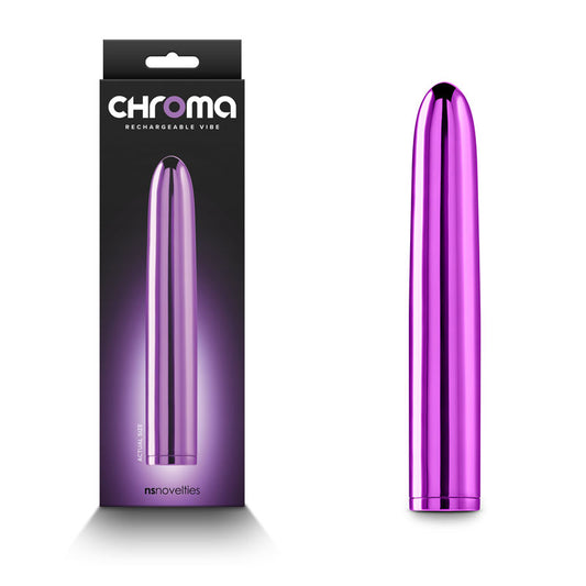 NS Novelties | Chroma - Metallic Purple 17cm USB Rechargeable Vibrator