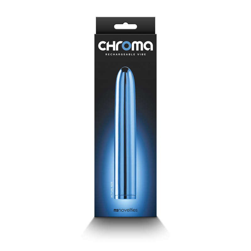 NS Novelties | Chroma - Metallic Blue 17cm USB Rechargeable Vibrator