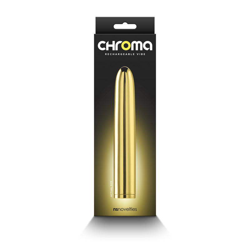 NS Novelties | Chroma - Metallic Gold 17cm USB Rechargeable Vibrator
