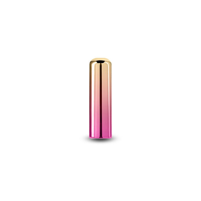 NS Novelties | Chroma Sunrise Small- Metallic Pink/Gold 6.8cm USB Rechargeable Vibrator