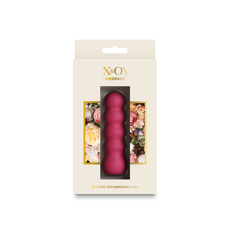NS Novelties X & O's Embrace - Rose 9.9cm Bullet Vibrator