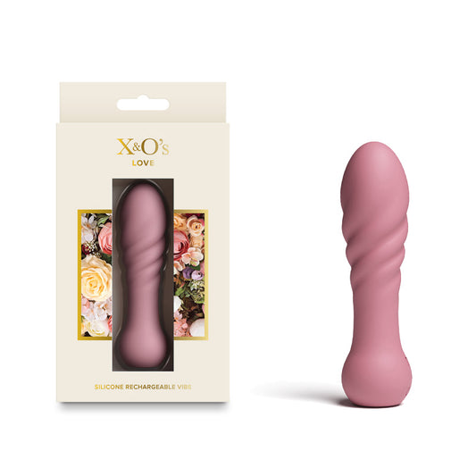 NS Novelties X & O's Love - Dusty Rose 10.7cm Bullet Vibrator