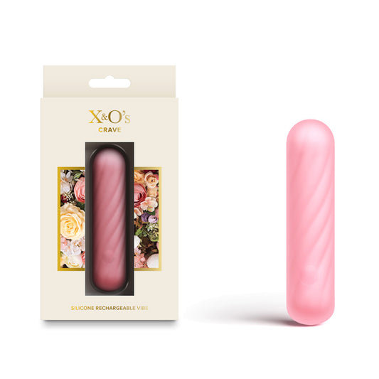 NS Novelties X & O's Love - Light Pink 10.5cm Bullet Vibrator